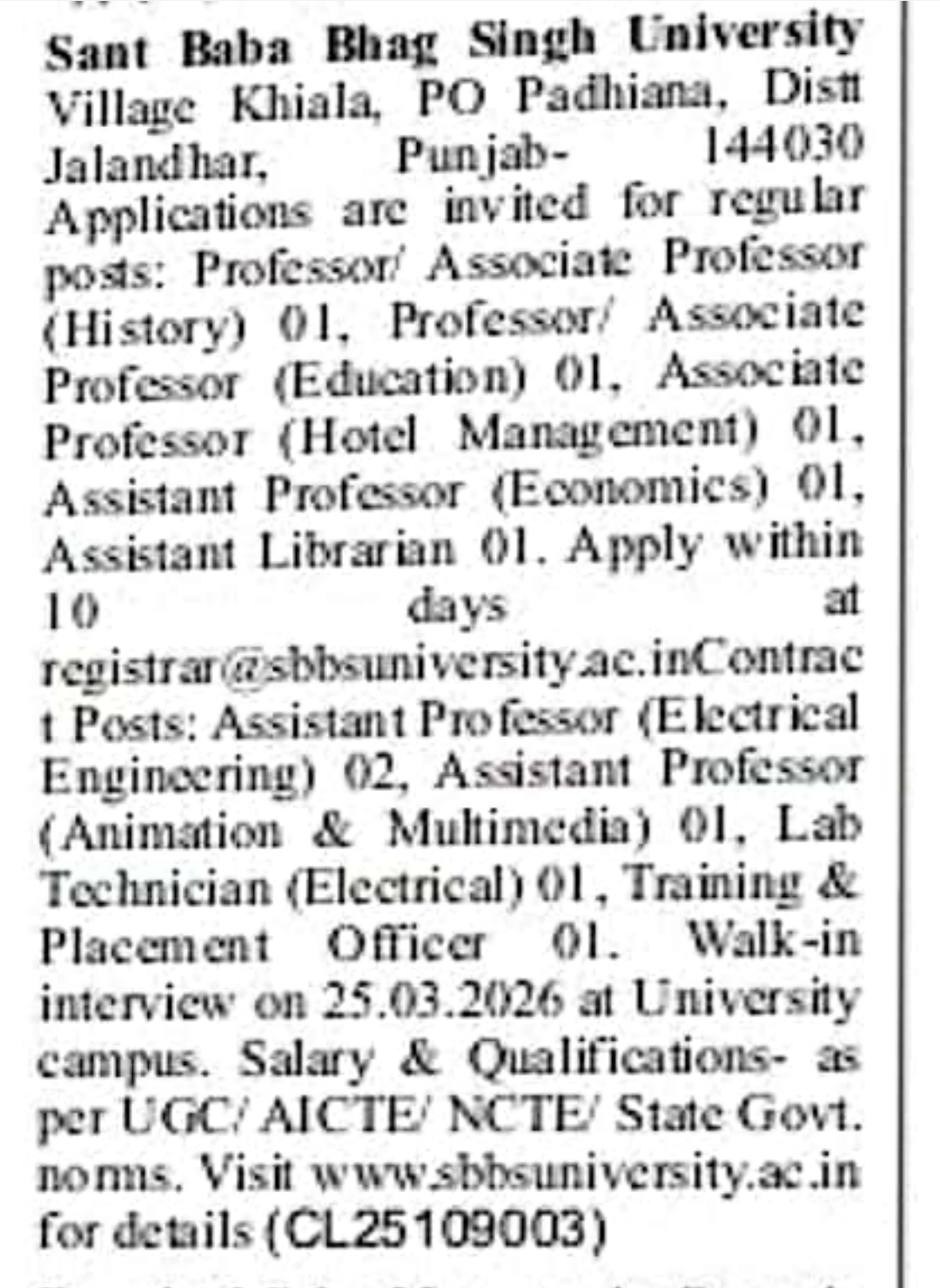 Job Advertisement 10
